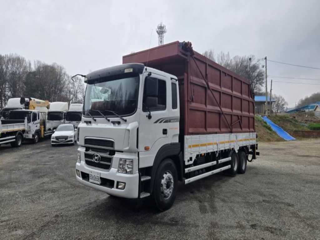 현대 2019년식 주행 358,000km 4.5톤 히아브 12000 앞축 집게차 중고 화물차 상세 이미지 4