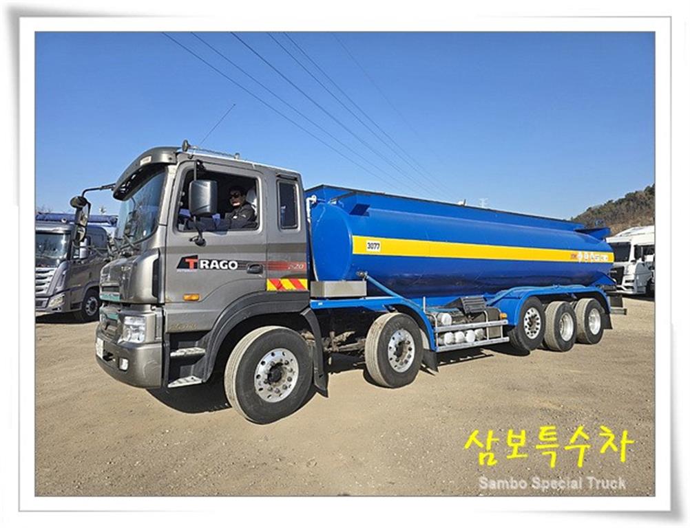 현대 트라고 25톤 고무코팅 탱크로리 2012년식 주행 1,740,766km 중고 화물차 홈/탱크로리 대표 이미지