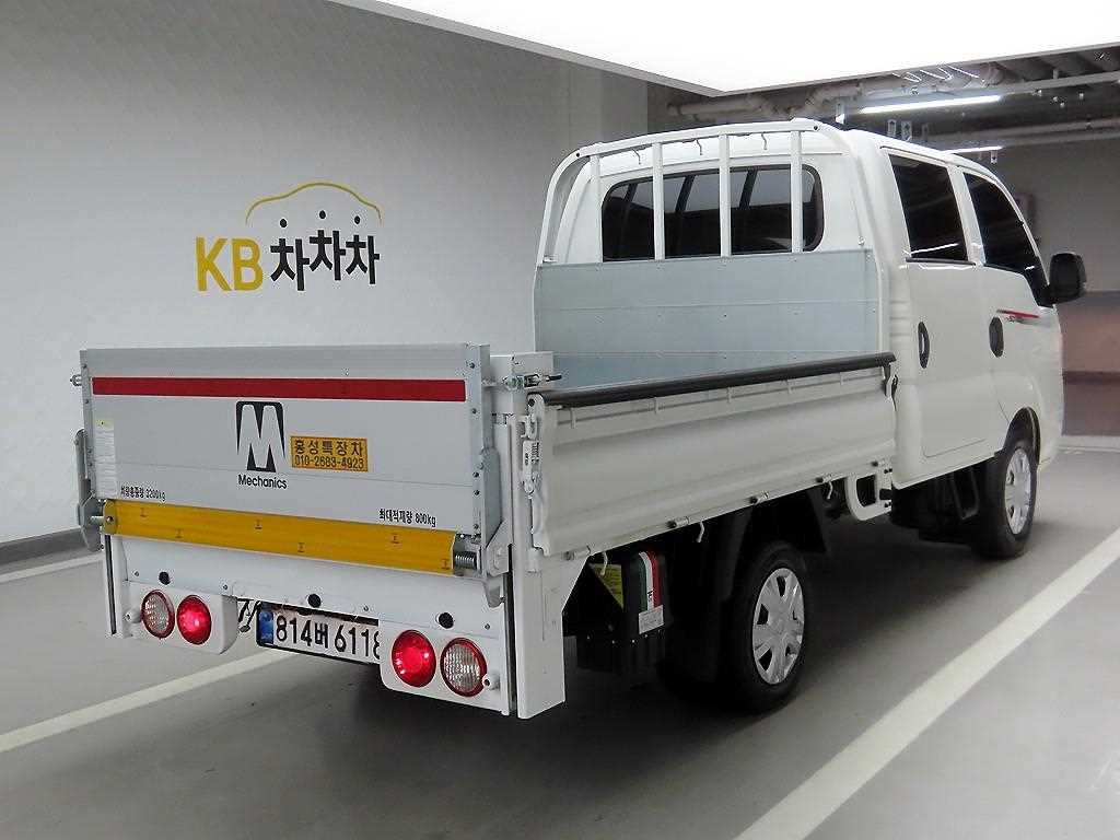 기아 봉고3 1톤 LPG 더블캡 파워게이트 2025년식 주행 163km 중고 화물차 카고 상세 이미지 4