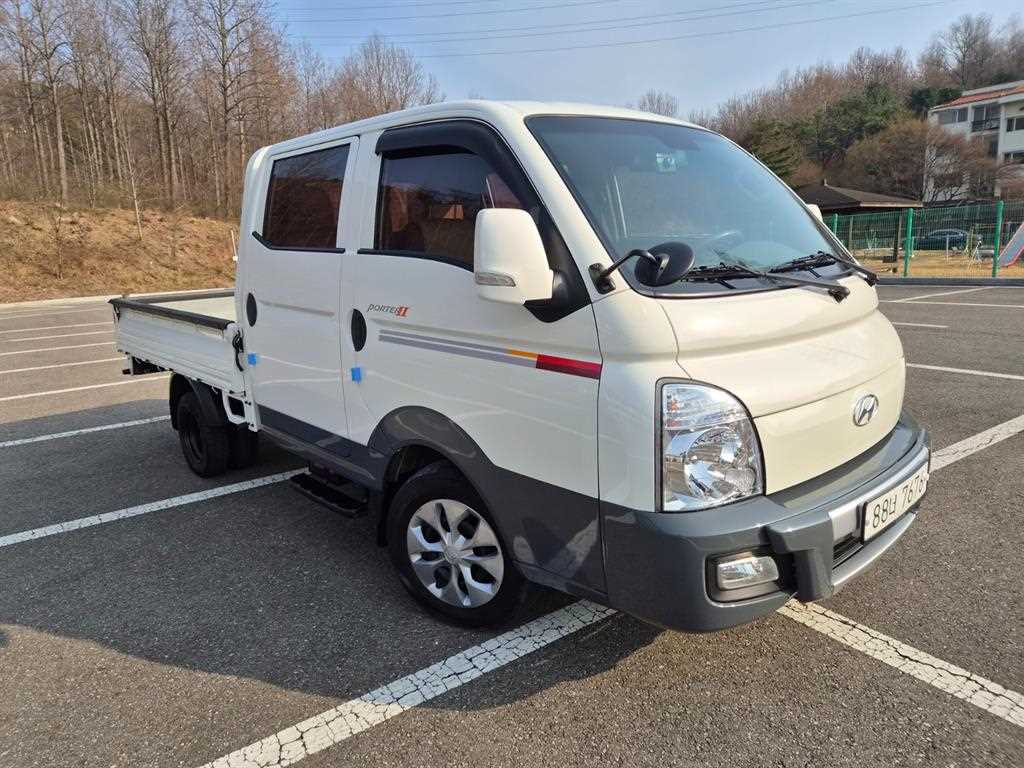 현대 포터2 1톤 더블캡 초장축 카고 2017년식 주행 122,548km 중고 화물차 상세 이미지 13