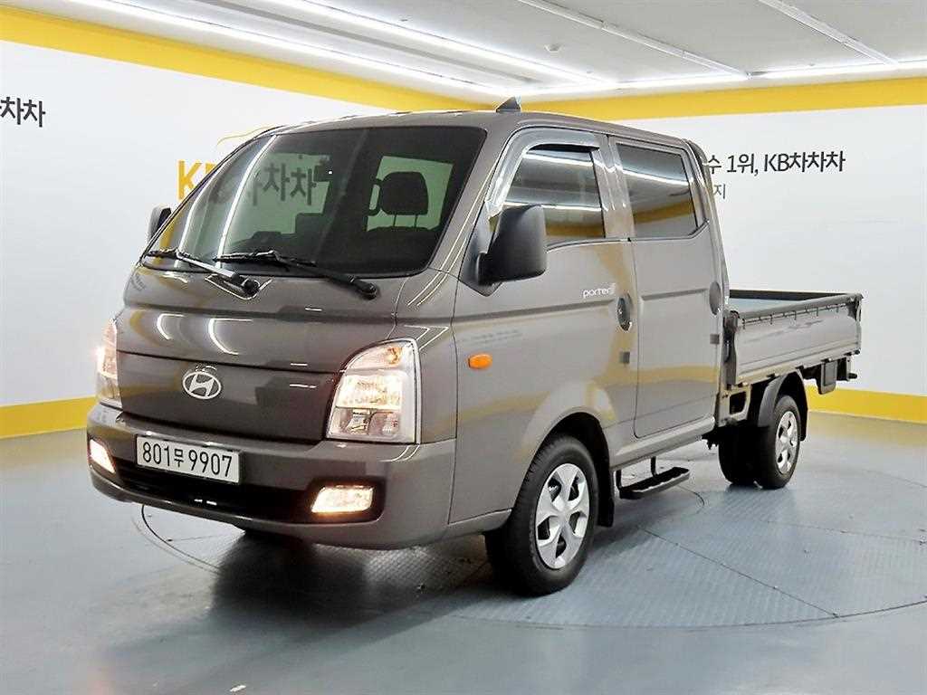 현대 포터2 1톤 LPG 더블캡 카고 2025년식 주행 18,316km 중고 화물차 상세 이미지 2