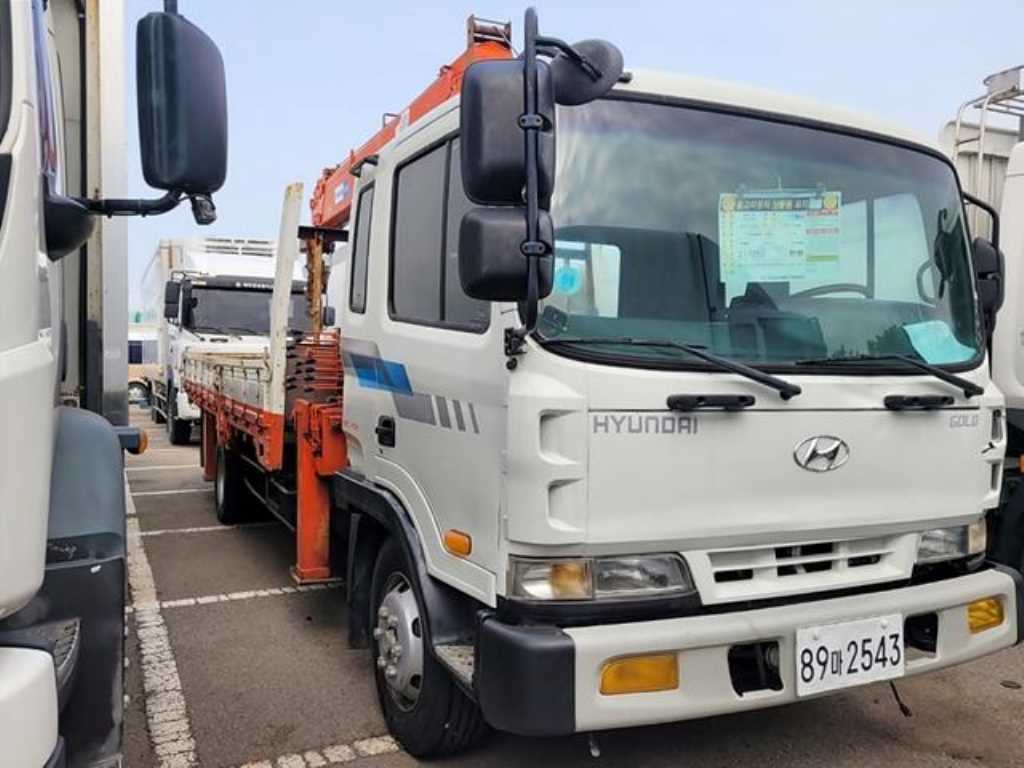 현대 5톤 광림 1256 카고크레인 2003년식 주행 576,678km 중고 화물차 상세 이미지 3