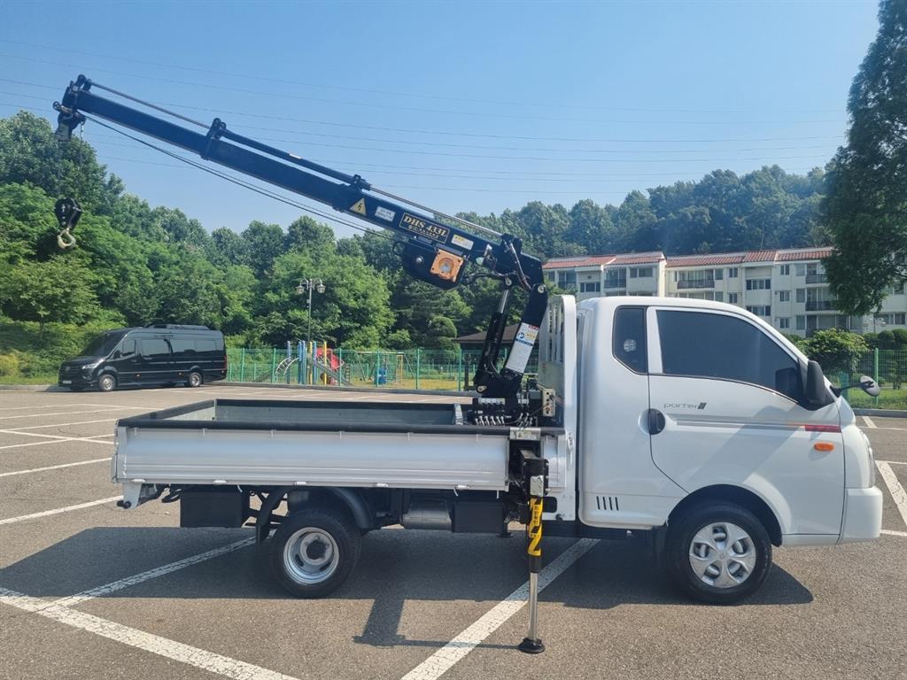 현대 포터2 1톤 크레인 2022년식 주행 68,700km 중고 화물차 상세 이미지 5