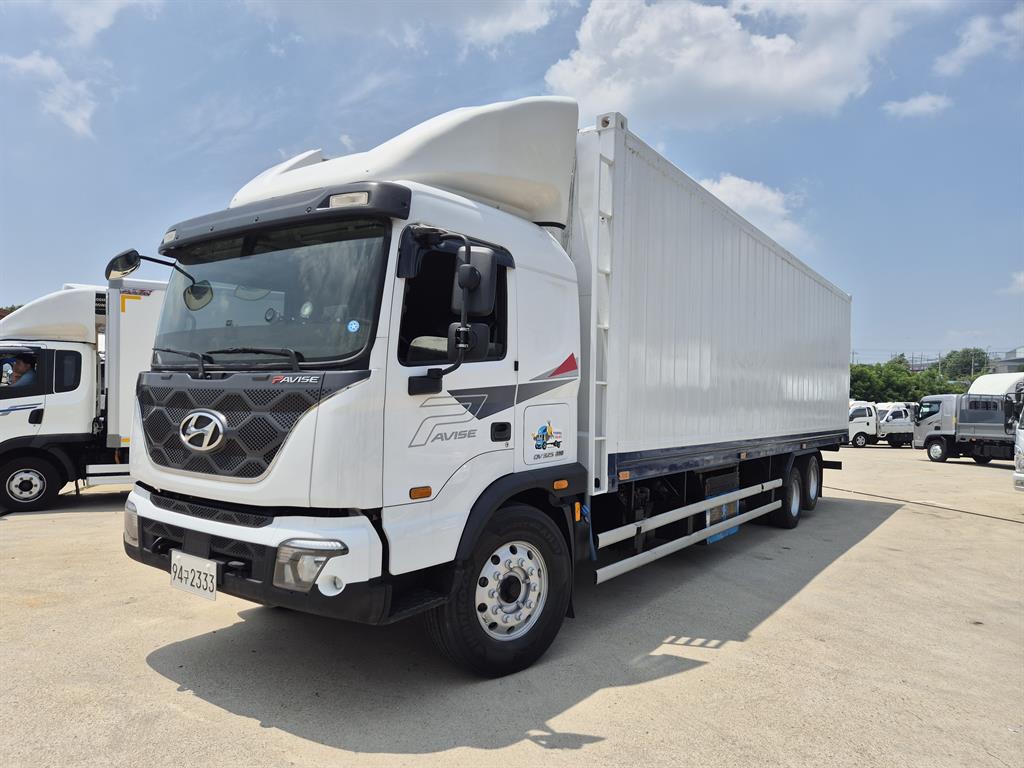 현대 파비스 8.5톤 컨테이너 냉동탑 2020년식 주행 563,460km 중고 화물차 대표 이미지