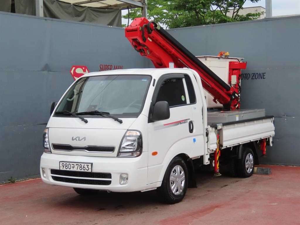 기아 더뉴봉고3 1톤 동해1200 고소작업차 2022년식 주행 61,454km 중고 화물차 바가지차 대표 이미지