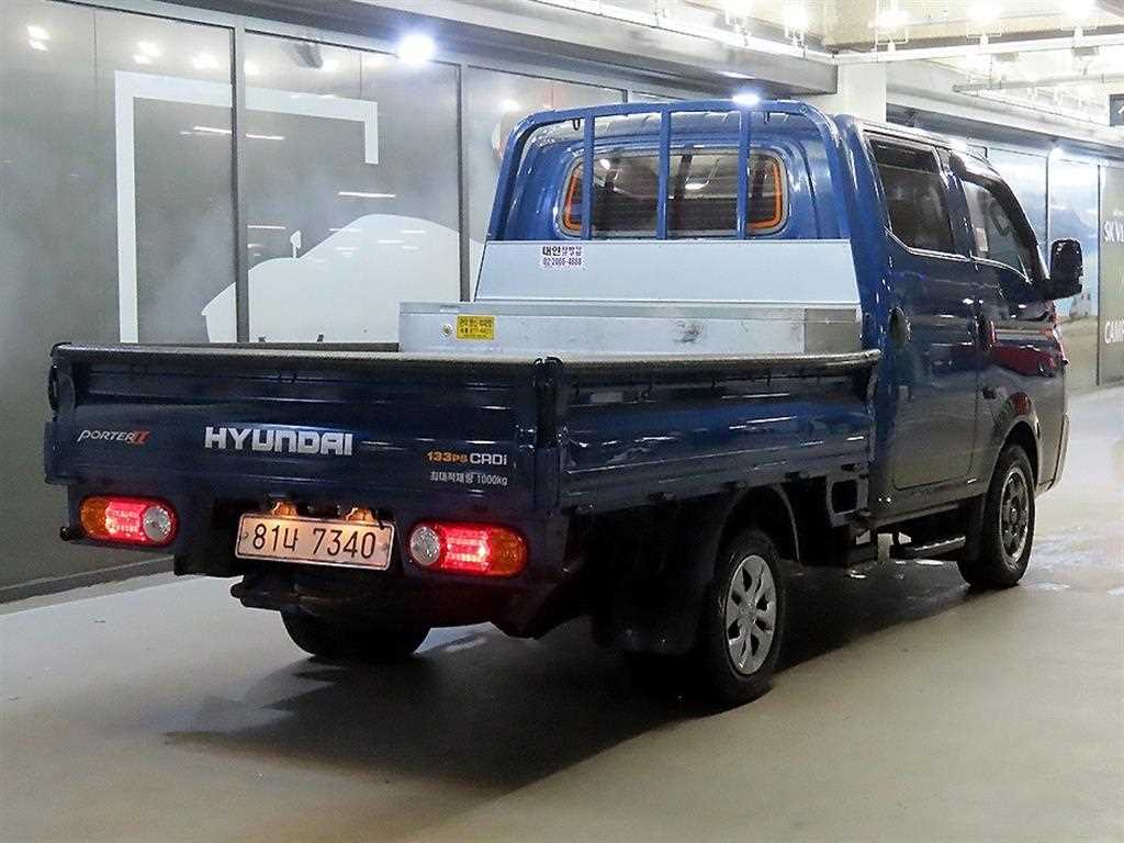 현대 포터2 1톤 더블캡 초장축 카고 중고 화물차 2017 주행 40,176km 상세 이미지 4
