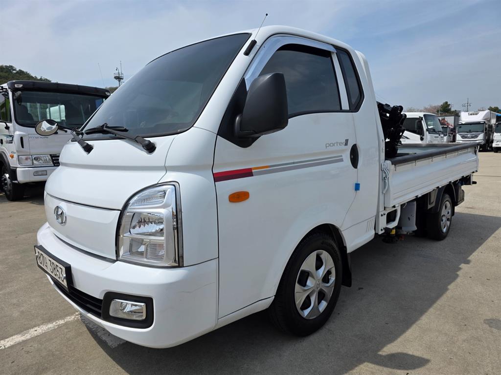 현대 포터2 1톤 동해 433L 크레인 2021년식 중고 화물차 2021-08 주행 48,289km 대표 이미지