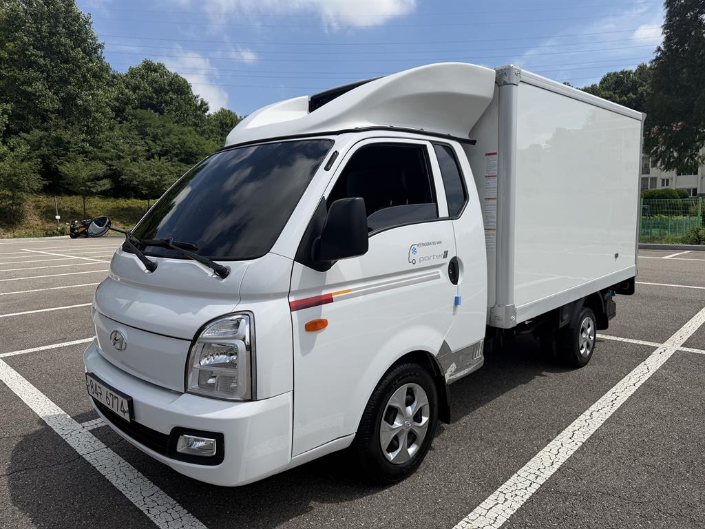 현대 포터2 1톤 트윈컴프 냉동탑 2022년식 주행 99,953km 중고 화물차 대표 이미지