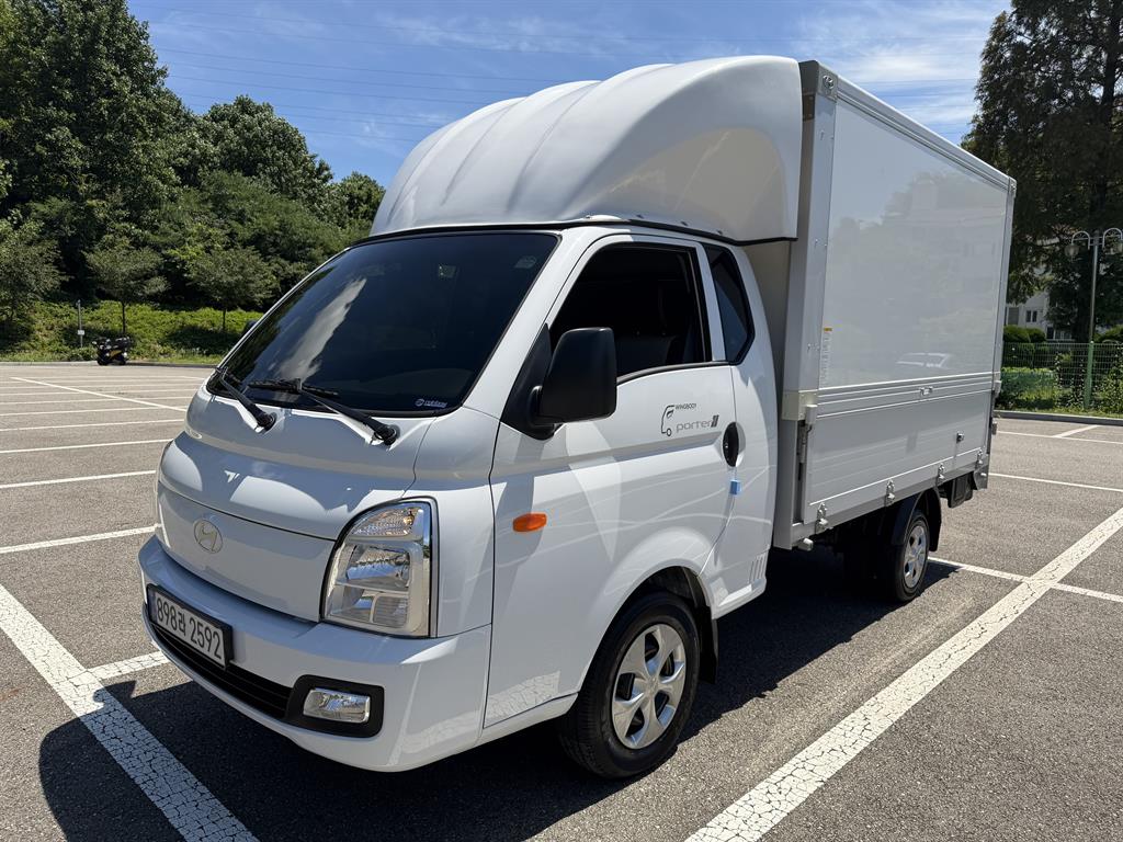 현대 포터2 1톤 윙바디 2025년식 주행 4,510km 중고 화물차 대표 이미지
