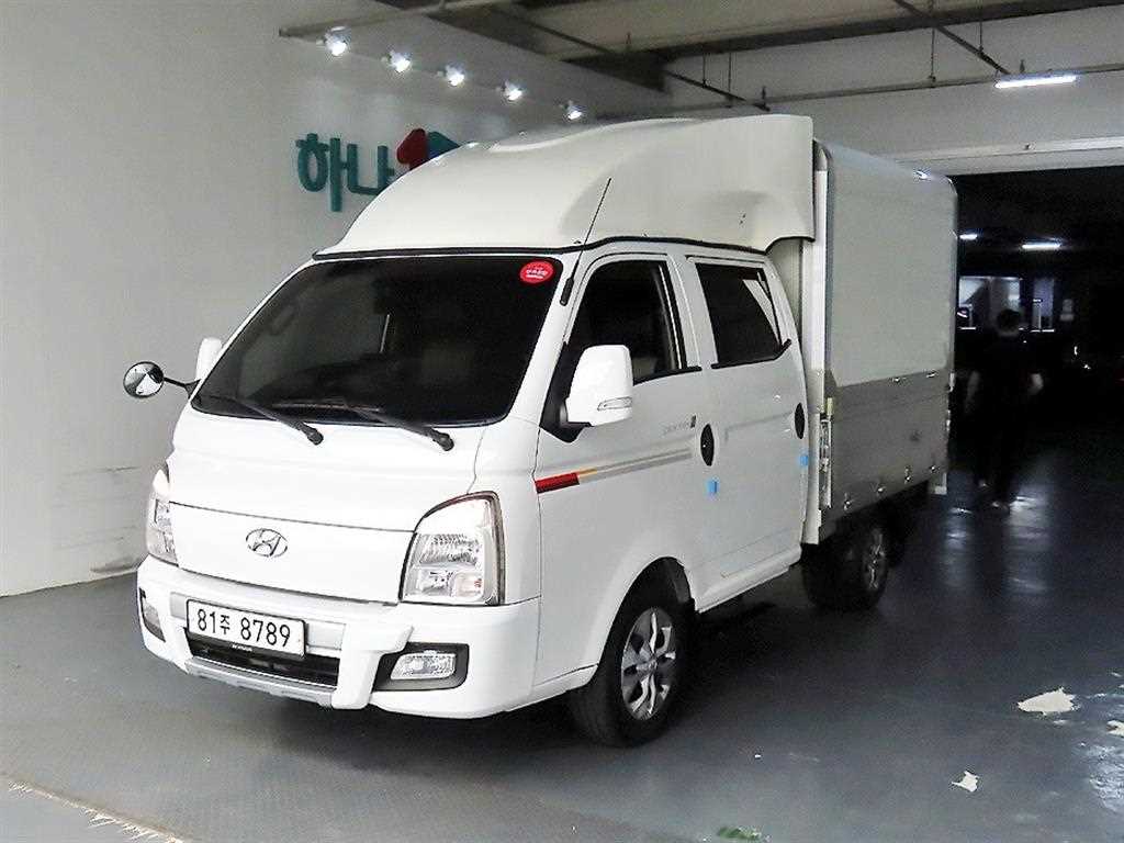 현대 포터2 1톤 더블캡 윙바디 2021년식 주행 28,043km 중고 화물차 상세 이미지 2