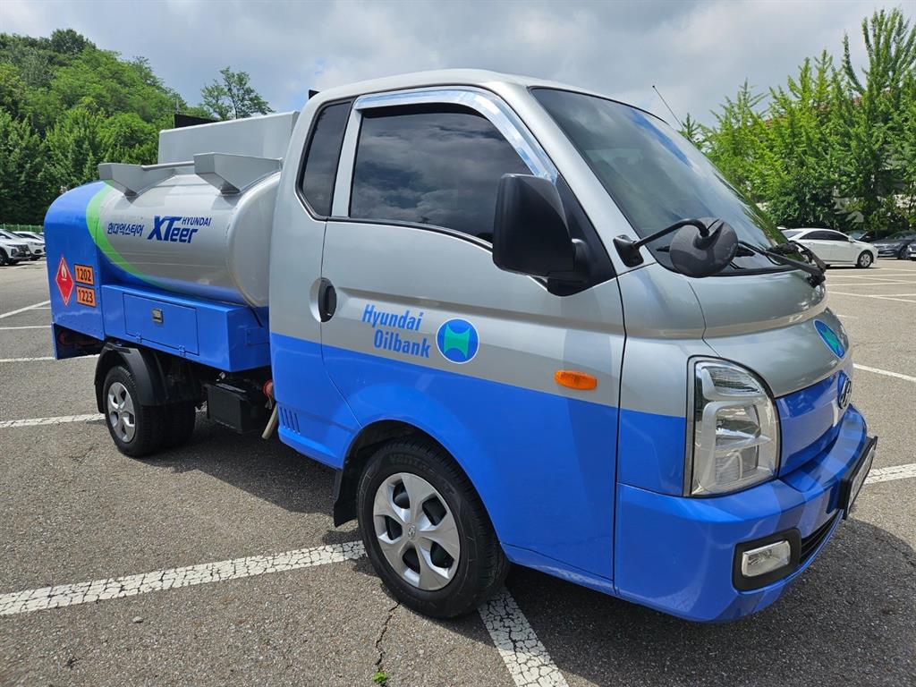 현대 포터2 1.2톤 슈퍼캡 장축 유조차 2020년식 주행 14,545km 중고 화물차 홈/탱크로리 대표 이미지