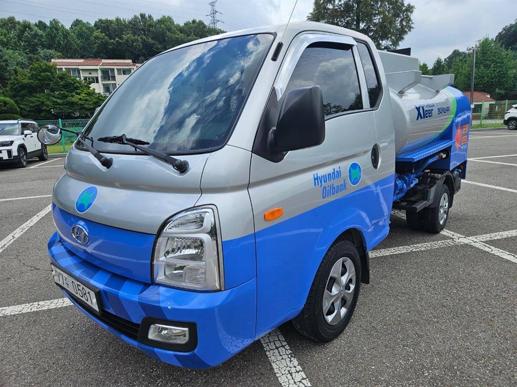 현대 포터2 1.2톤 슈퍼캡 장축 유조차 2020년식 주행 14,545km 중고 화물차 홈/탱크로리 상세 이미지 3