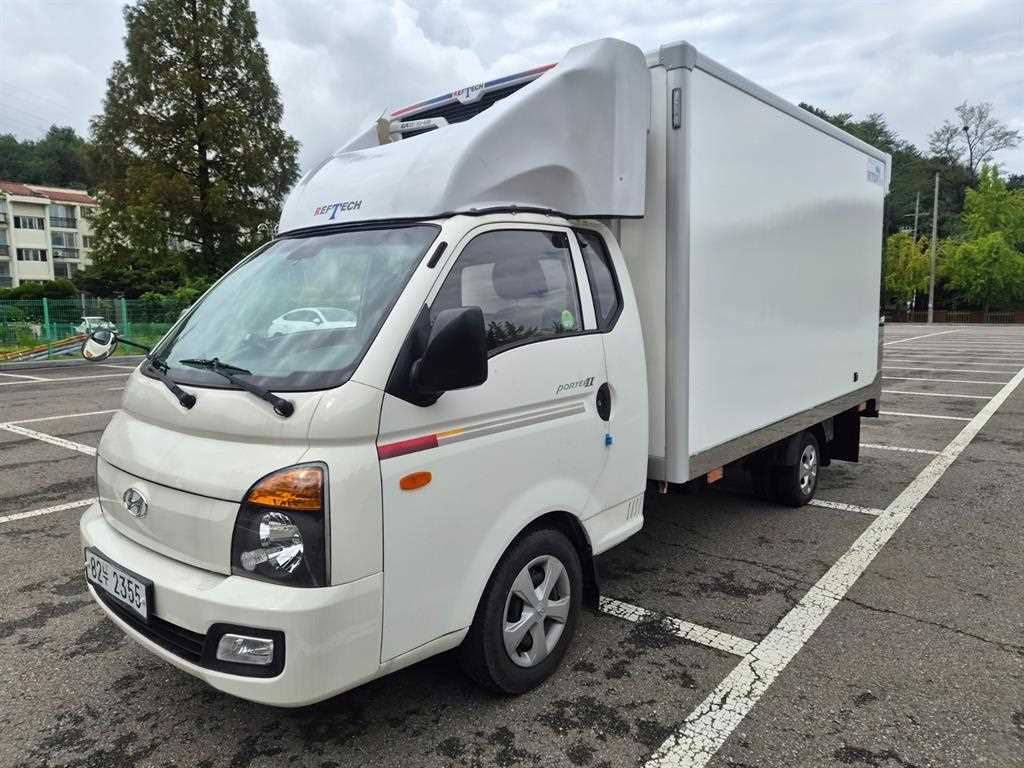 현대 포터2 1톤 3빠렛트 하이냉동탑 2019년식 주행 76,264km 중고 화물차 상세 이미지 3