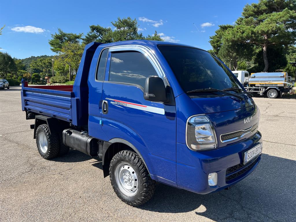 기아 더뉴봉고3 1톤 킹캡 장축 4WD 정품덤프 2022년식 주행 12,627km 중고 화물차 대표 이미지