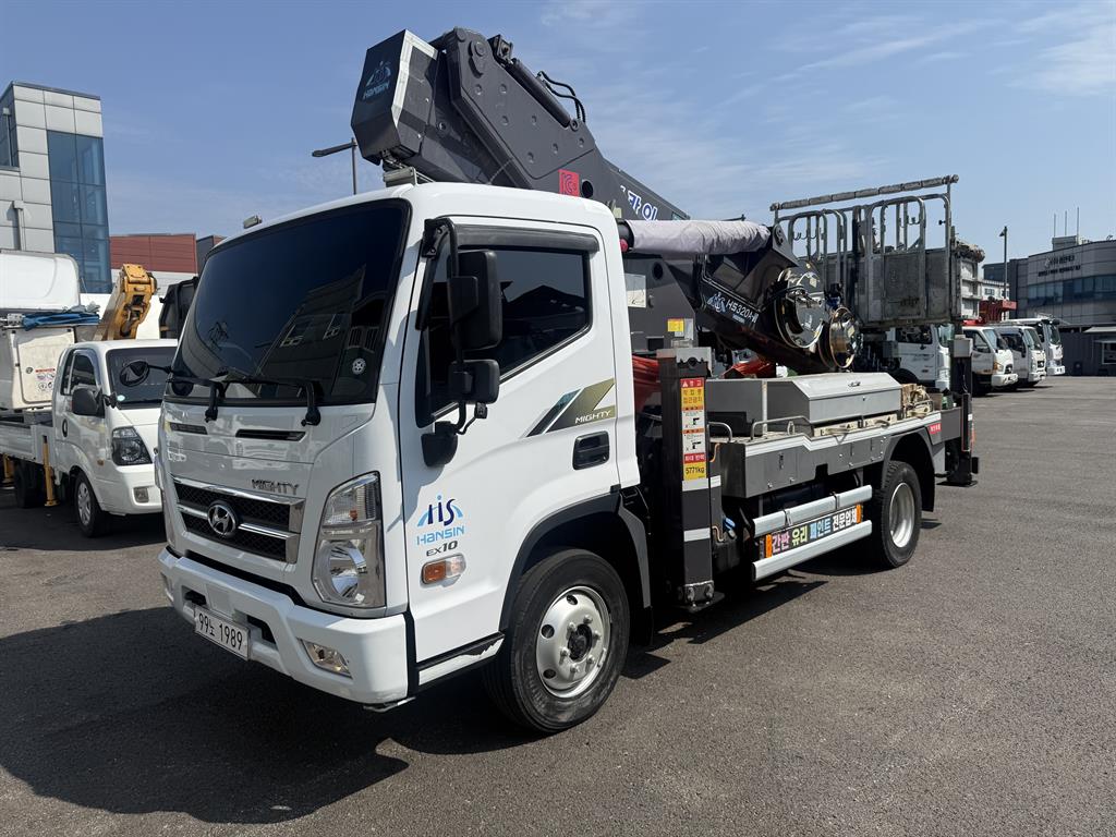 현대 올 뉴 마이티 3.5톤 고소작업차 HS320A-N 2023년식 주행 41,879km 바가지차 상세 이미지 2