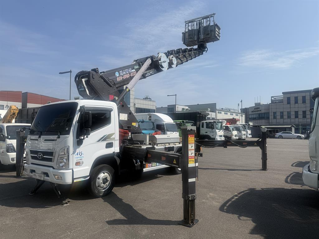 현대 올 뉴 마이티 3.5톤 고소작업차 HS320A-N 2023년식 주행 41,879km 바가지차 상세 이미지 9