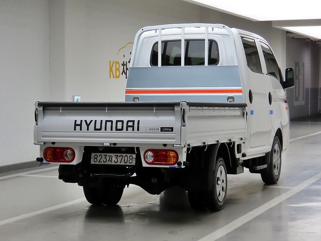 현대 포터2 1톤 더블캡 초장축 카고 2023년형 주행 35,755km 중고 화물차 상세 이미지 4