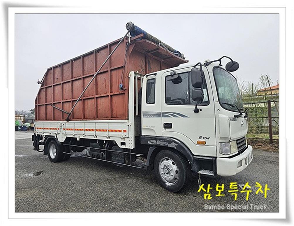 현대 메가트럭 5톤 히아브 XG 집게차 2006년식 중고 화물차 2006-12 주행 406,723km 상세 이미지 2