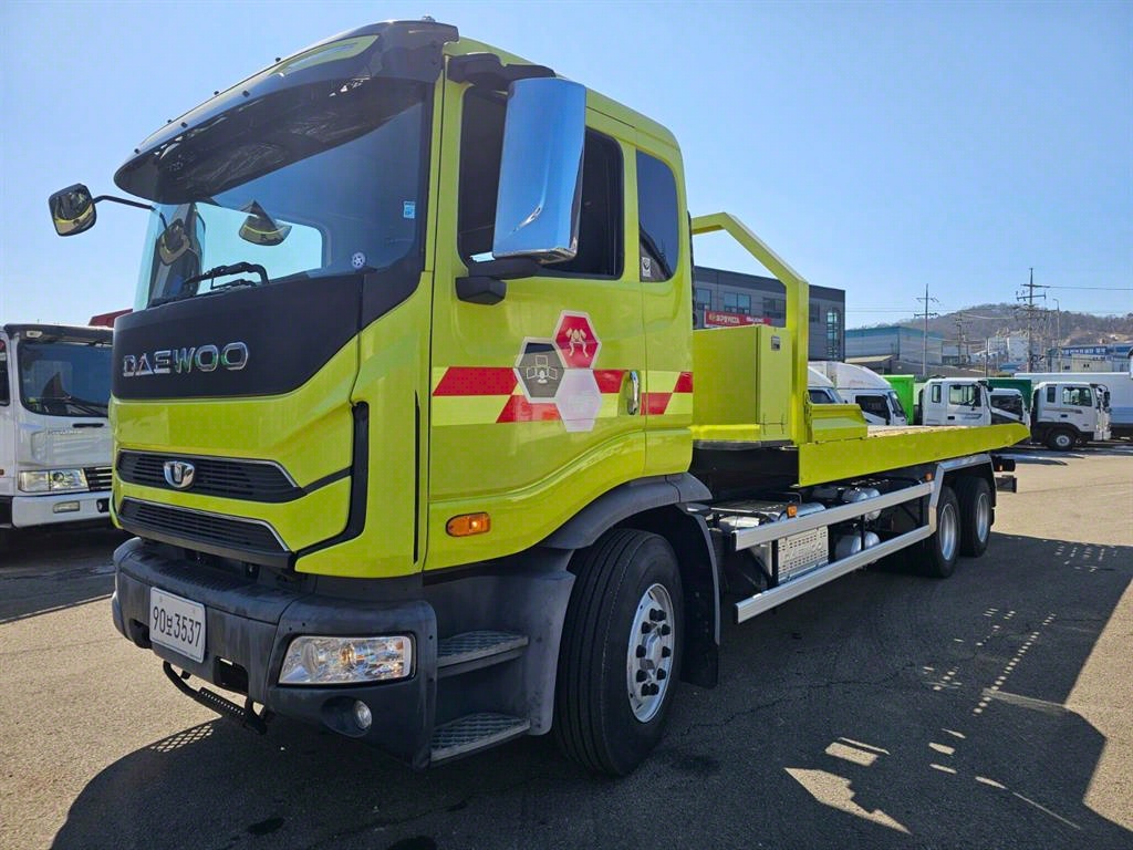 대우 9.5톤 셀프로더 2019년식 주행 4,020km 중고 화물차 대표 이미지