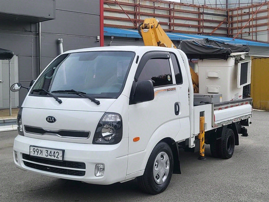 기아 봉고3 1톤 동해 고소 바가지차 2016년식 주행 152,515km 중고 화물차 상세 이미지 3