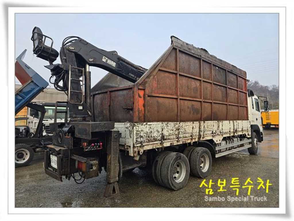 2007년식 주행 528,034km 현대 9.5톤 히아브 12000XG 집게차 중고 화물차 상세 이미지 4