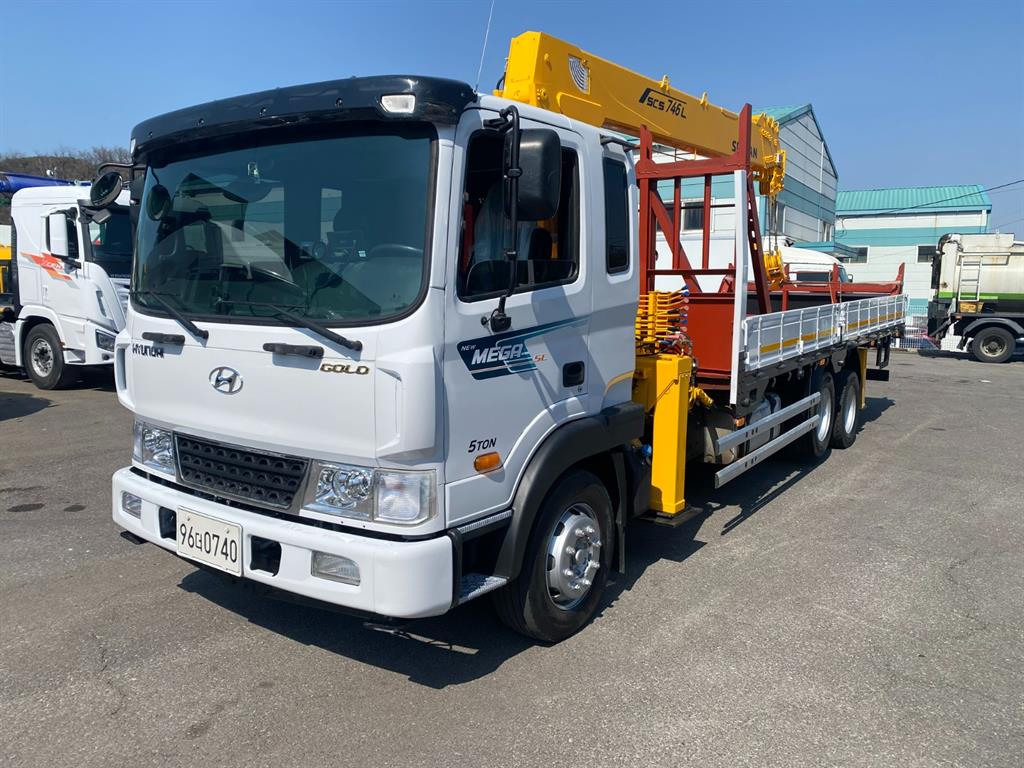 수산 746 5톤 카고크레인 2020년식 주행 33,494km 중고 화물차 상세 이미지 3