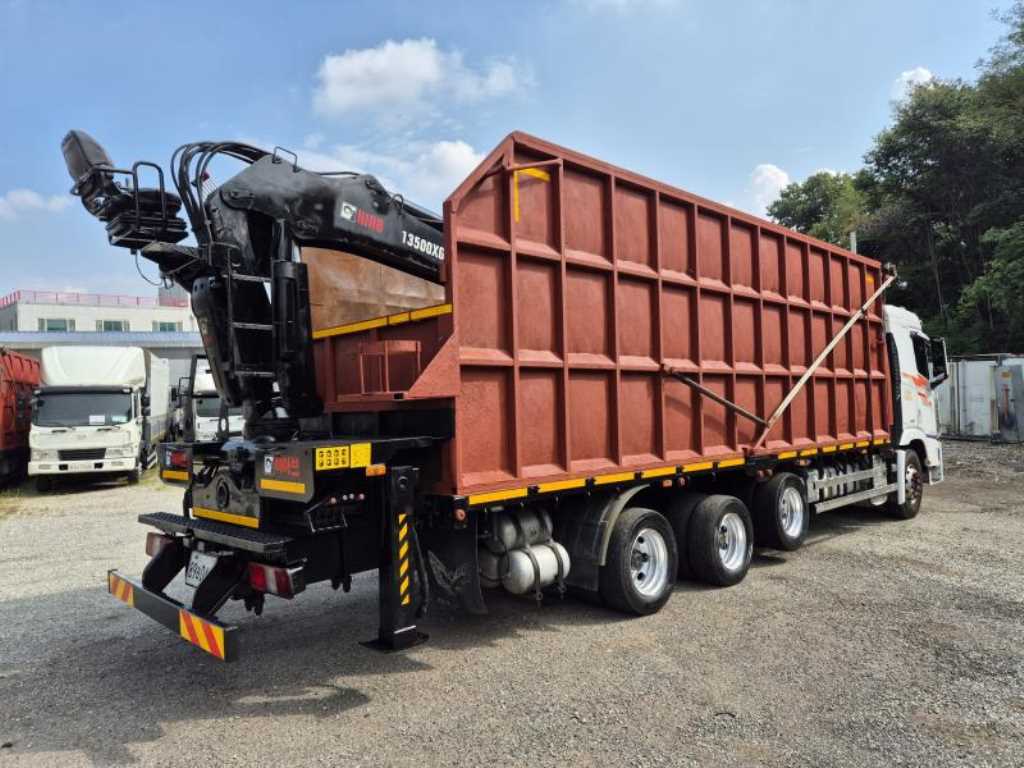 현대 엑시언트 9.5톤 히아브 13500XG 집게차 2020년식 주행 337,605km 중고 화물차 상세 이미지 6
