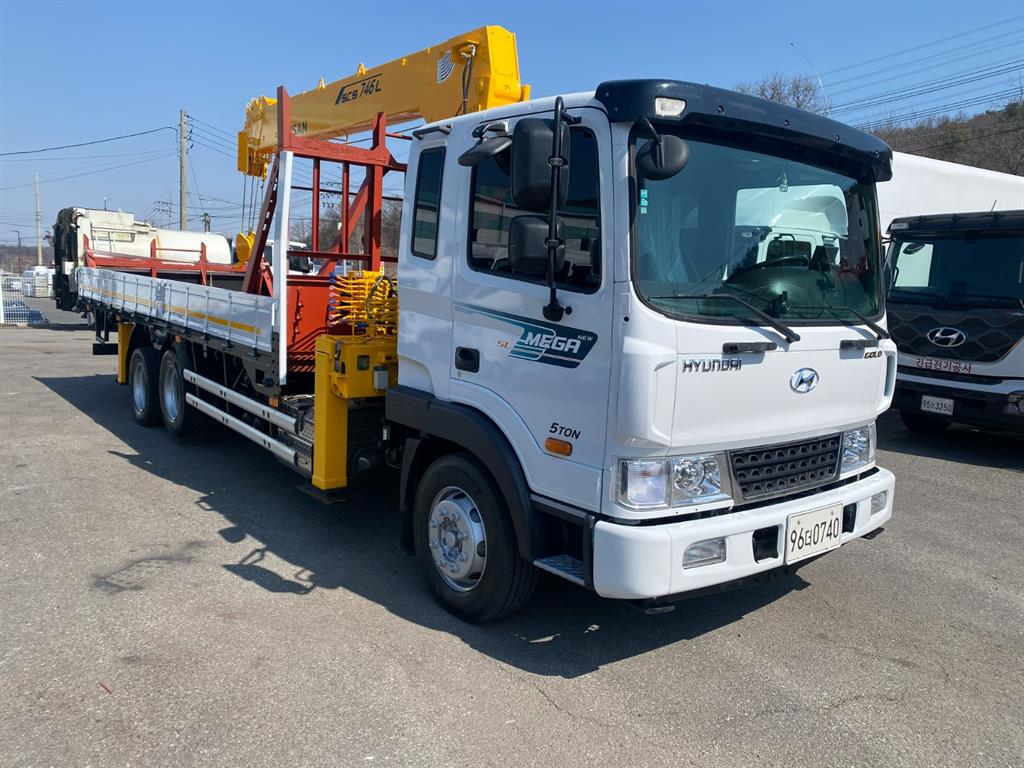 수산 746 5톤 카고크레인 2020년식 주행 33,494km 중고 화물차 대표 이미지