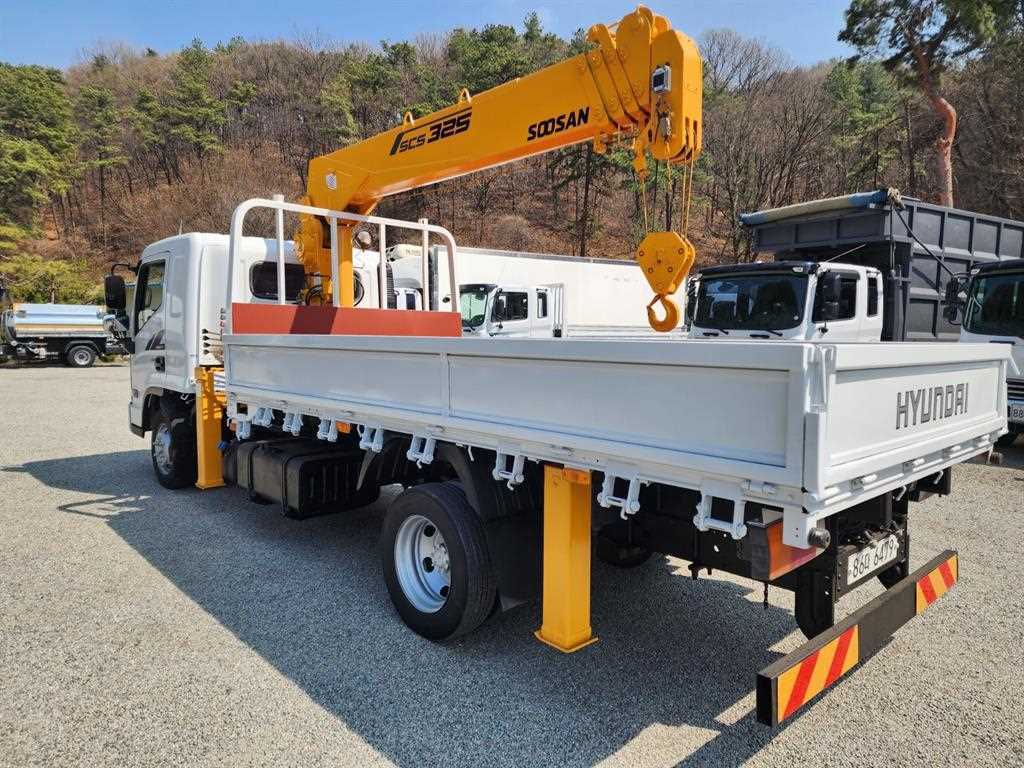 현대 올뉴마이티 3.5톤 수산325 카고크레인 2018년식 주행 227,303km 중고 화물차 상세 이미지 4