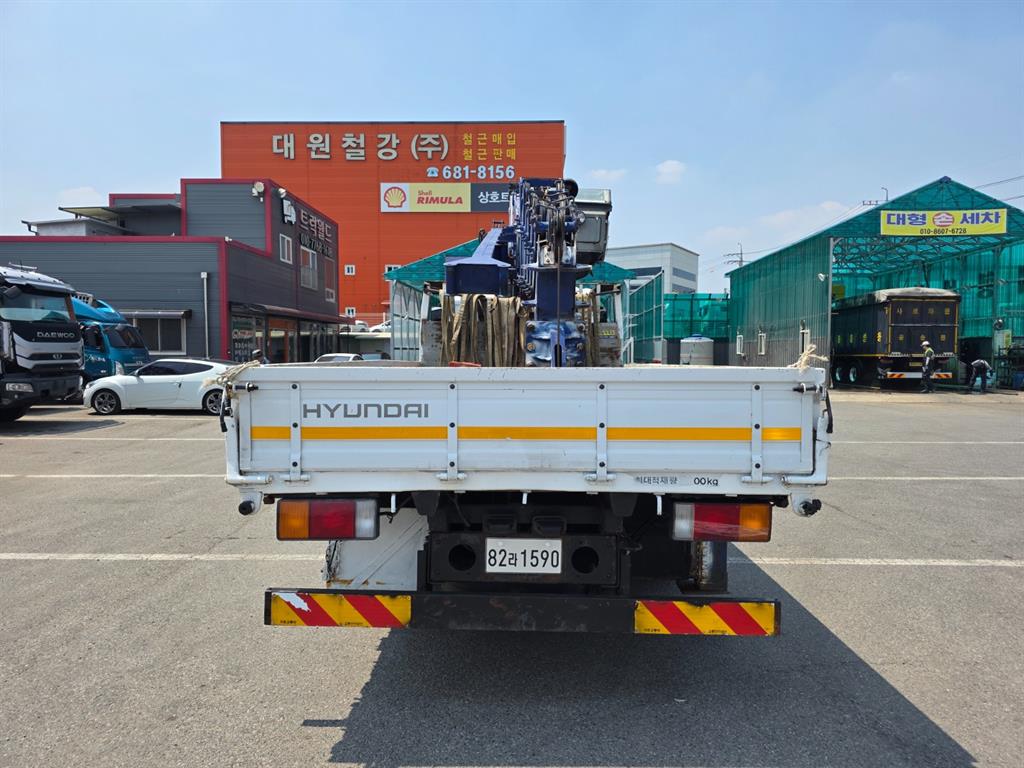 2017년식 주행 153,366km 현대 메가트럭 5톤 동양 2217 카고크레인 중고 화물차 상세 이미지 6