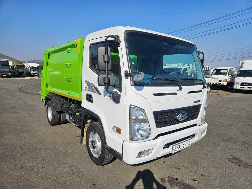 현대 3.5톤 덤프형 압착진개차 2019년식 주행 291,989km 중고 화물차 상세 이미지 2
