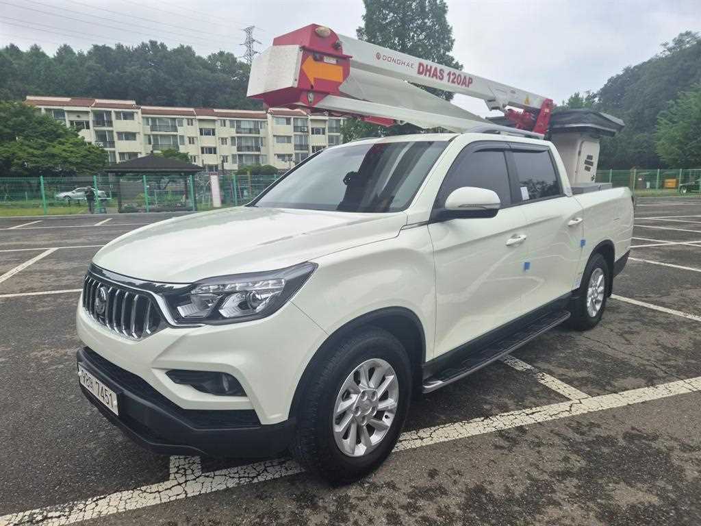 KG모빌리티 렉스턴 스포츠 칸 1톤 고소작업차 2020년식 주행 3,392km 중고 화물차 바가지차 상세 이미지 3