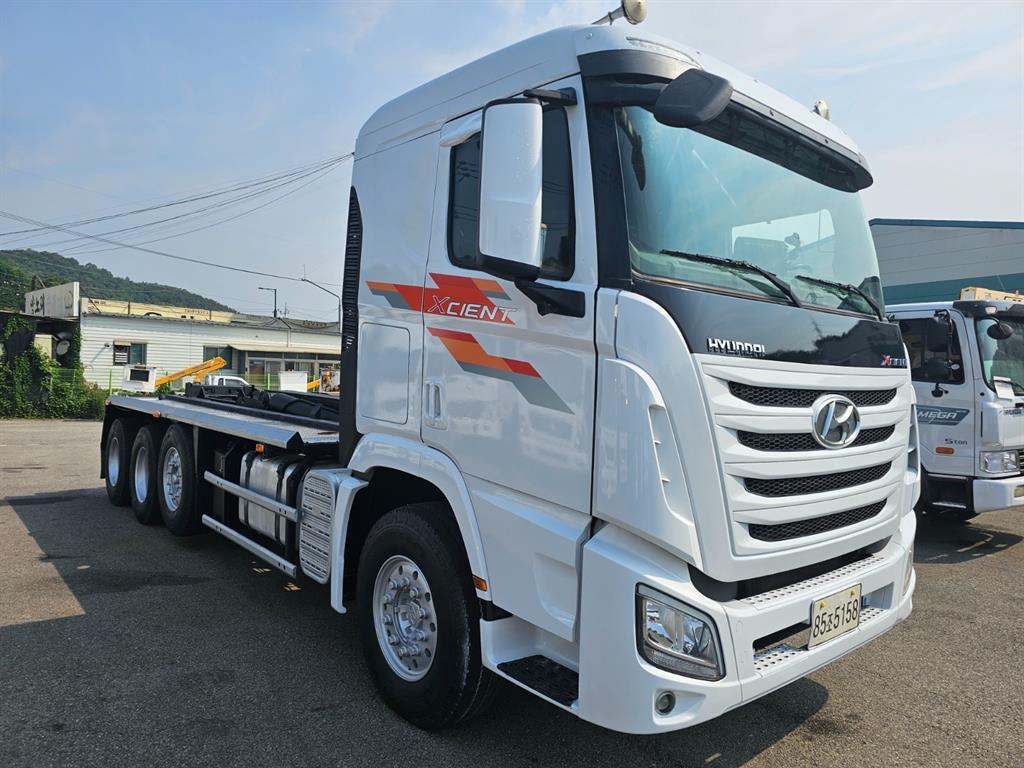 현대 24톤 롱바디 암롤트럭 2015년식 주행 407,955km 중고 화물차 상세 이미지 3