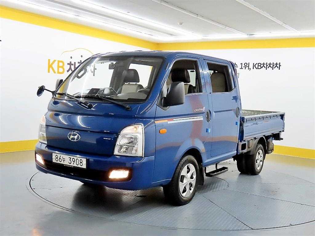 현대 포터2 1톤 더블캡 초장축 카고 2022년식 주행 49,239km 중고 트럭 대표 이미지