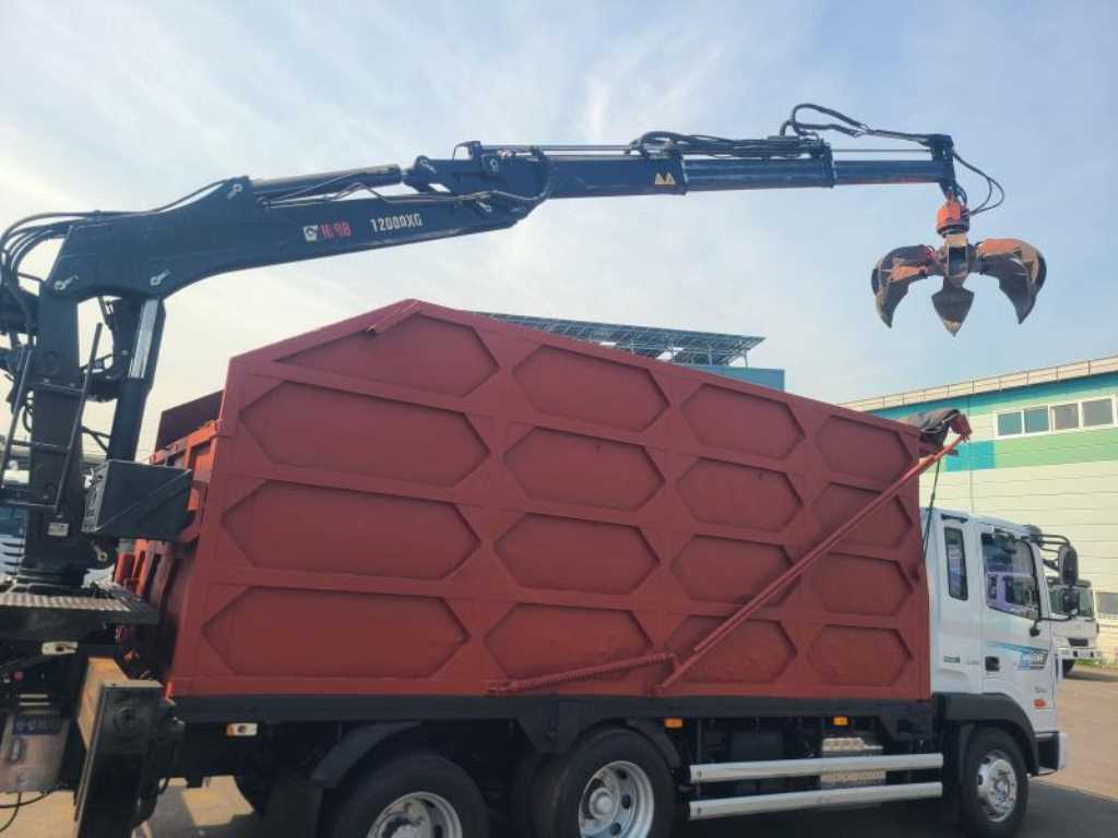 현대 2018년식 주행 37,500km 5톤 히아브 12000 집게차 중고 화물차 상세 이미지 9
