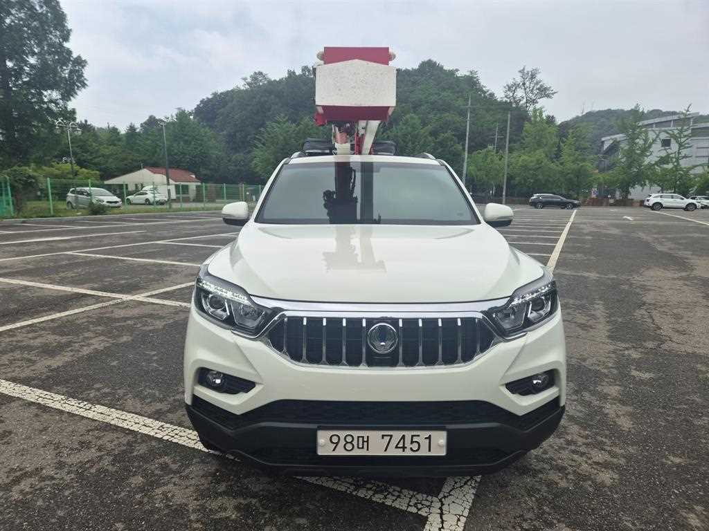 KG모빌리티 렉스턴 스포츠 칸 1톤 고소작업차 2020년식 주행 3,392km 중고 화물차 바가지차 상세 이미지 2