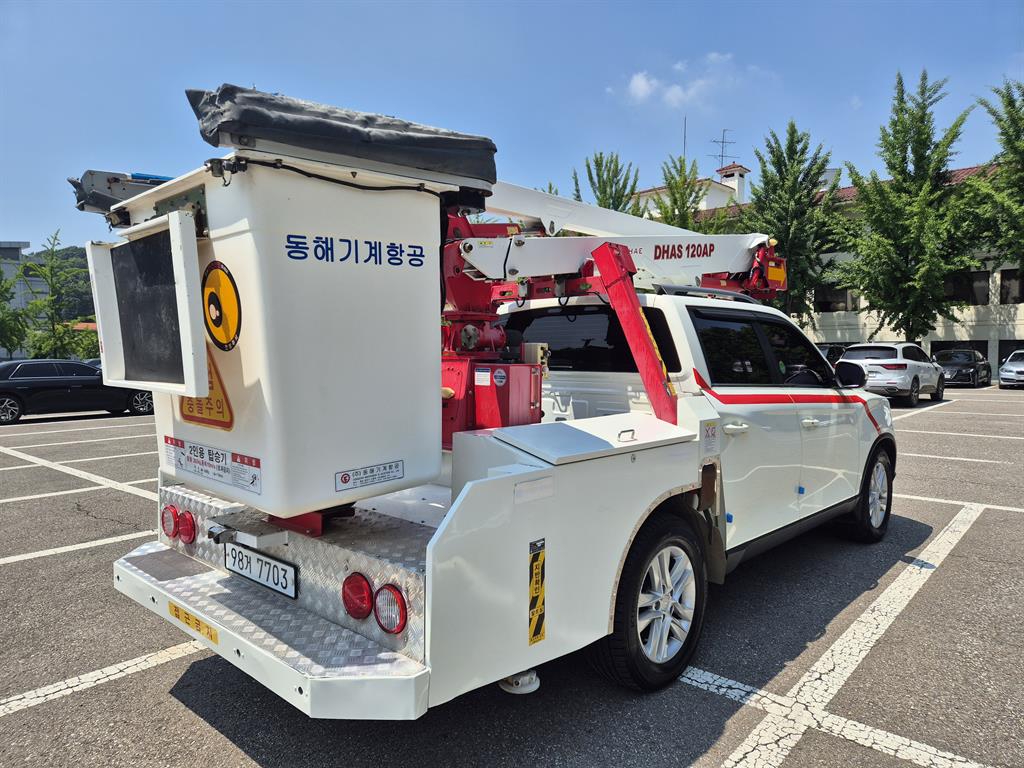 KG모빌리티 렉스턴 스포츠 칸 1톤 고소작업차 2019년식 주행 32,655km 중고 화물차 바가지차 상세 이미지 8