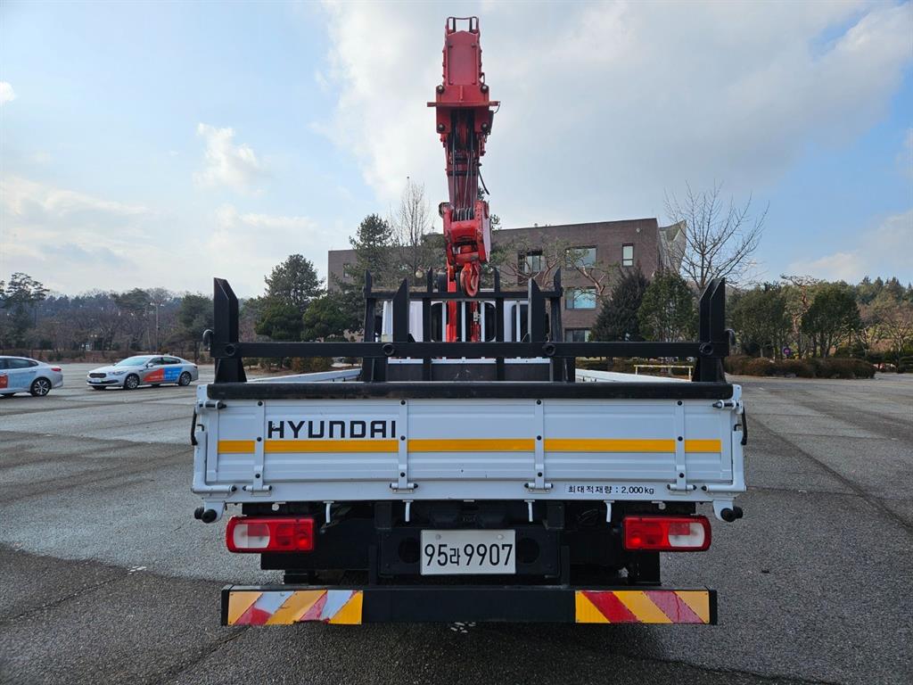 현대 5톤 광림1256 G2 중축 카고크레인 2022년식 주행 7,968km 중고 트럭 상세 이미지 7