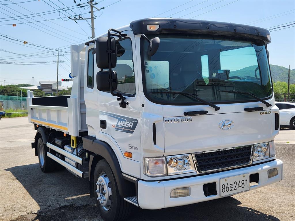 현대 메가트럭 5톤 롱덤프 2020년식 중고 화물차 2020-04 주행 141,787km 상세 이미지 3