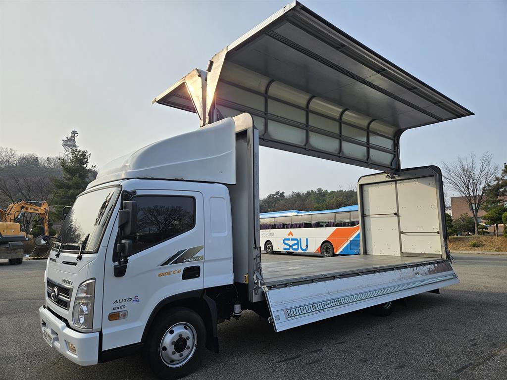 현대 올 뉴 마이티 3.5톤 초장축 윙바디 2024년식 주행 218,070km 중고 화물차 상세 이미지 10