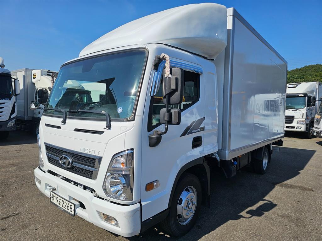 2.5톤 익스하이 내장탑 파워게이트 2022년식 주행 98,889km 중고 화물차 익스탑 대표 이미지