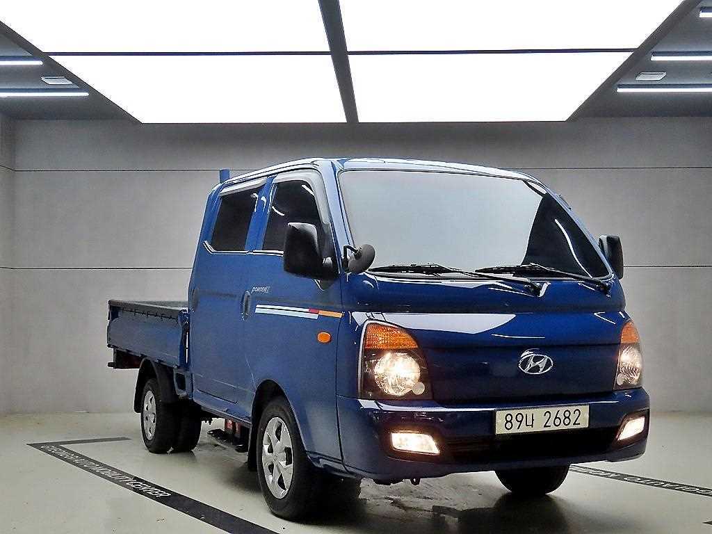 현대 포터2 1톤 더블캡 초장축 카고 2019년식 주행 134,680km 중고 트럭 대표 이미지