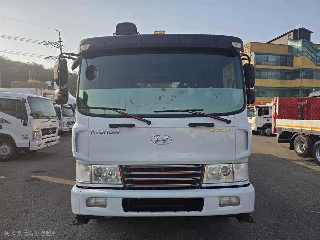 현대 메가트럭 5톤 수산 736 카고크레인 2008년식 주행 279,057km 중고 화물차 상세 이미지 2