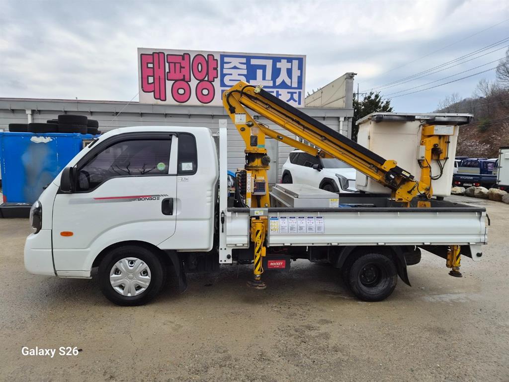 기아 더뉴봉고3 1톤 고소작업차 2020년식 주행 158,447km 중고 화물차 바가지차 상세 이미지 3