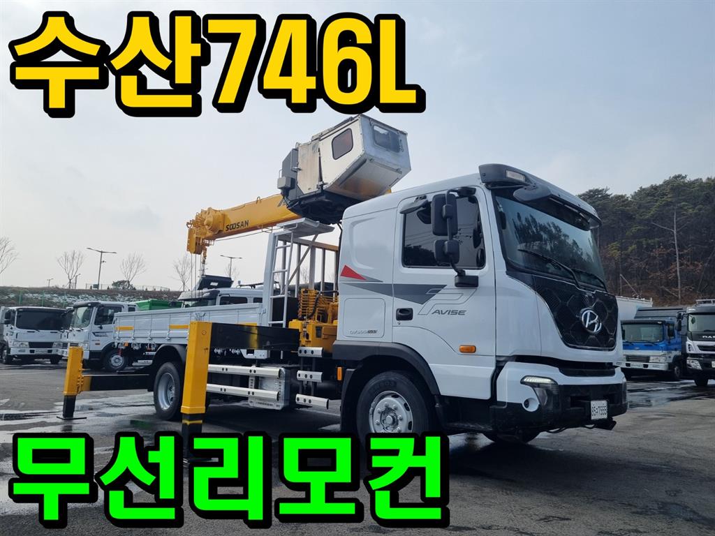 현대 파비스 5톤 수산 746L 카고크레인 2022년식 주행 70,126km 중고 화물차 대표 이미지