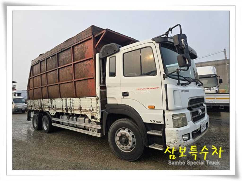 2007년식 주행 528,034km 현대 9.5톤 히아브 12000XG 집게차 중고 화물차 상세 이미지 2