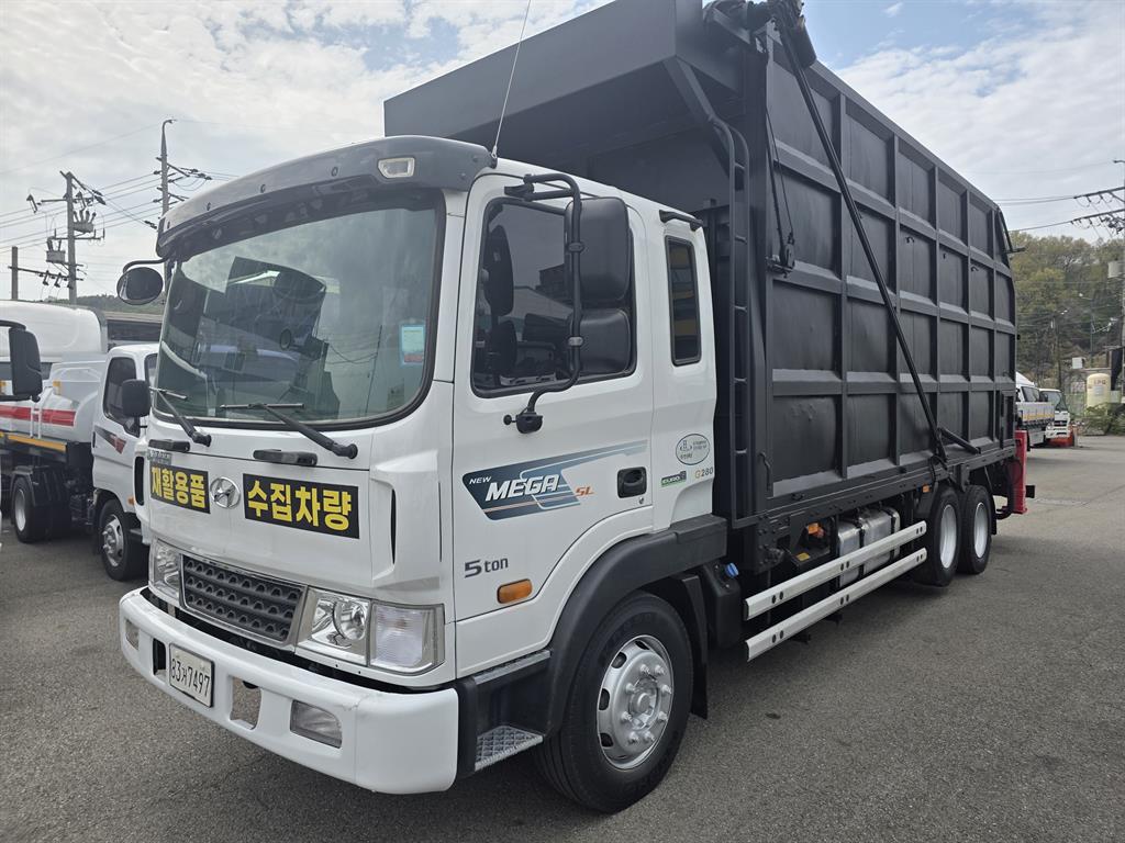 현대 메가트럭 5톤 동양SS2200 집게차 2017년형 주행 255,091km 중고 화물차 상세 이미지 3