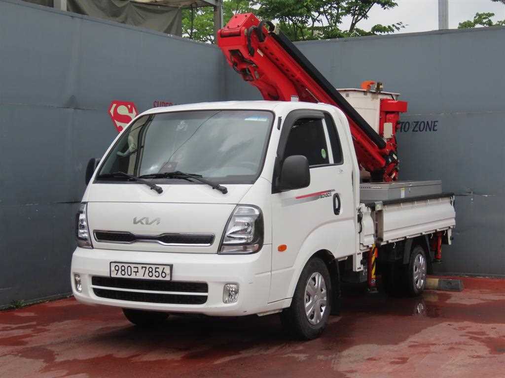 기아 더뉴봉고3 1톤 동해 1200 고소작업차 2022년식 주행 29,538km 중고 화물차 바가지차 대표 이미지