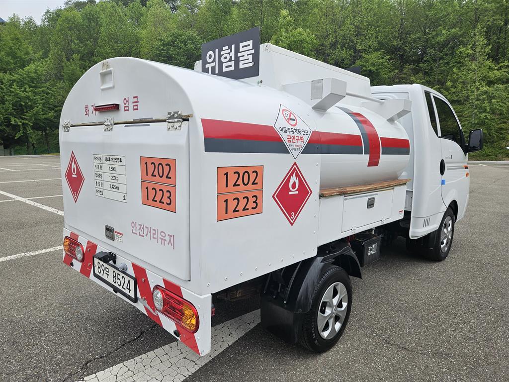 현대 포터2 1톤 1500리터 홈로리 2022년형 주행 17,712km 중고 화물차 홈/탱크로리 상세 이미지 7