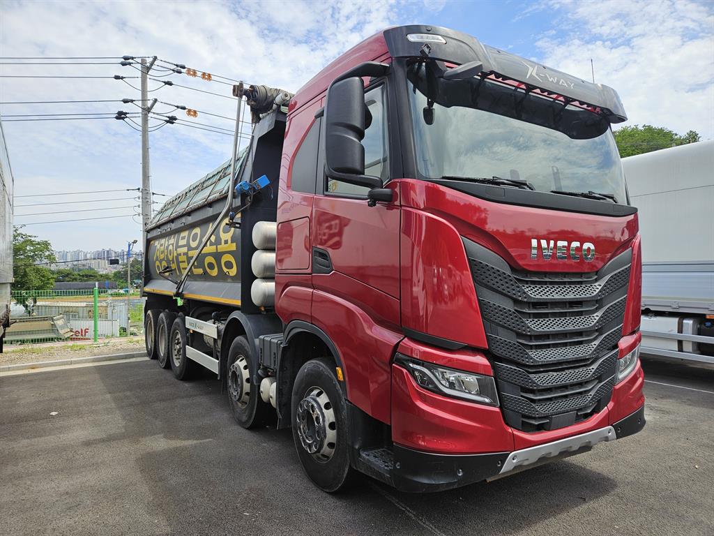 25.5톤 18.2루베 진개덤프 카고덤프 2024년식 주행 200,944km 중고 화물차 대표 이미지